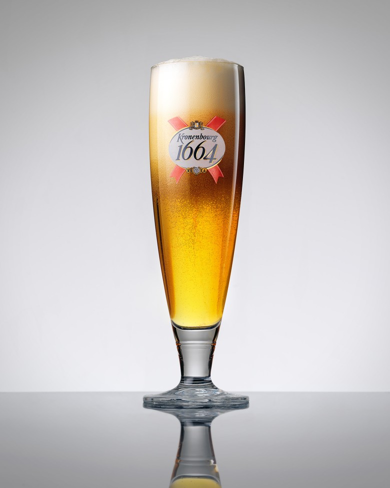 kronenbourg 1664 glass beer drinks photography by sofus graae