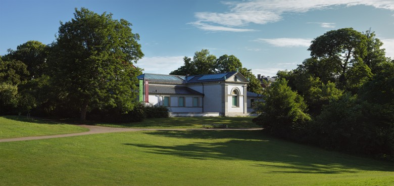 den hirschsprungske samling museum seen from Øster anlæg photographed by sofus graae