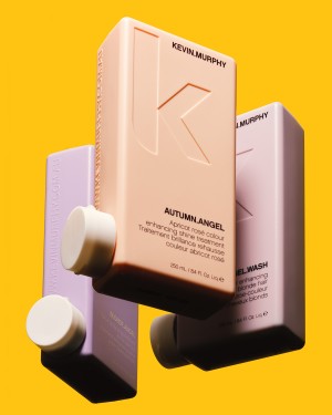 Studio photography of Kevin Murphy hair care products photographed by sofus graae